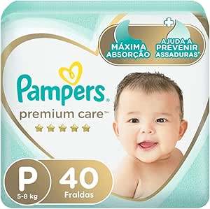 Fralda Pampers Premium Care - P