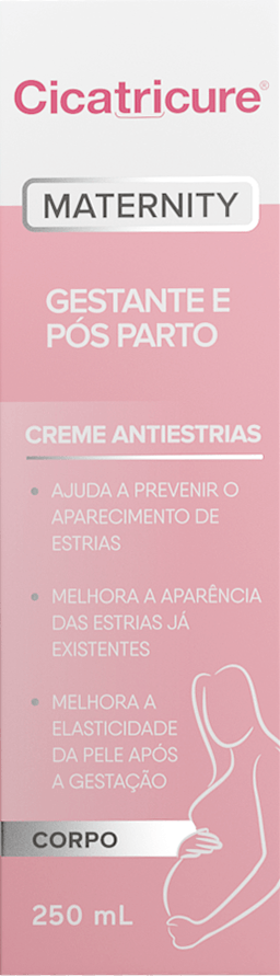 Creme Corporal Antiestrias Para Gestante E Pos Parto Cicatricure  Maternity 250ml
