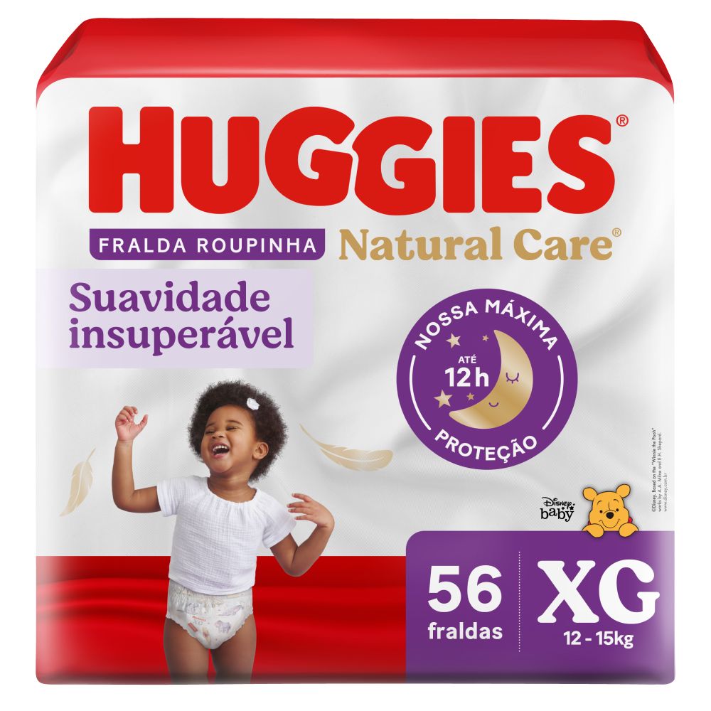 Fralda Huggies Natural Care