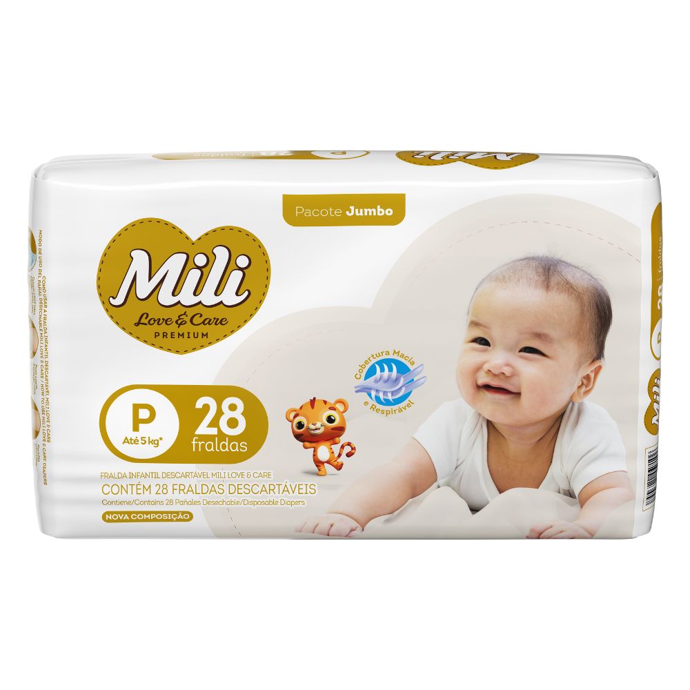 Fralda Mili Love E Care Jumbo