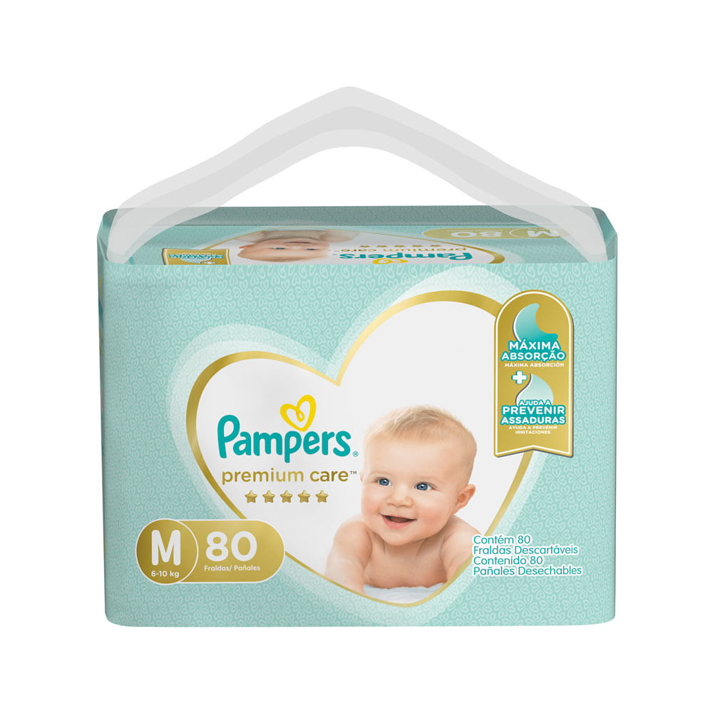 Fralda Pampers Premium Care Pacotão