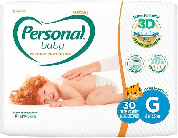Fralda Personal Baby Premium Protection (fardo com 120)