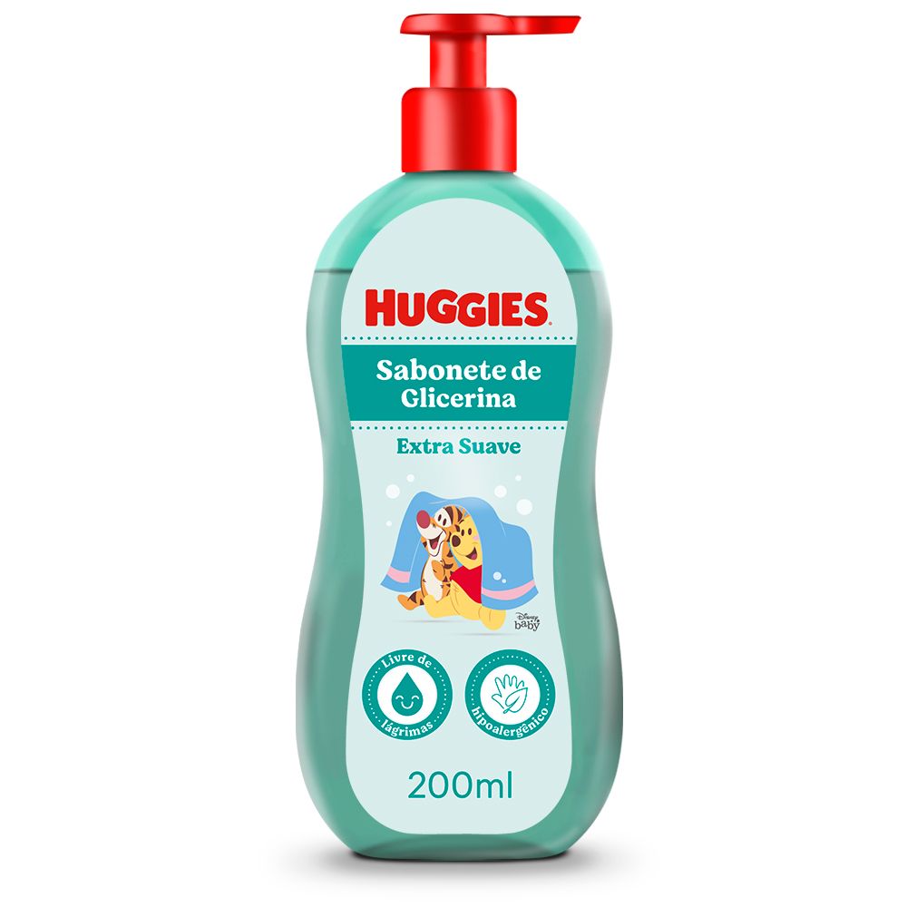 Sabonete Liquido Huggies Extra Suave 200ml