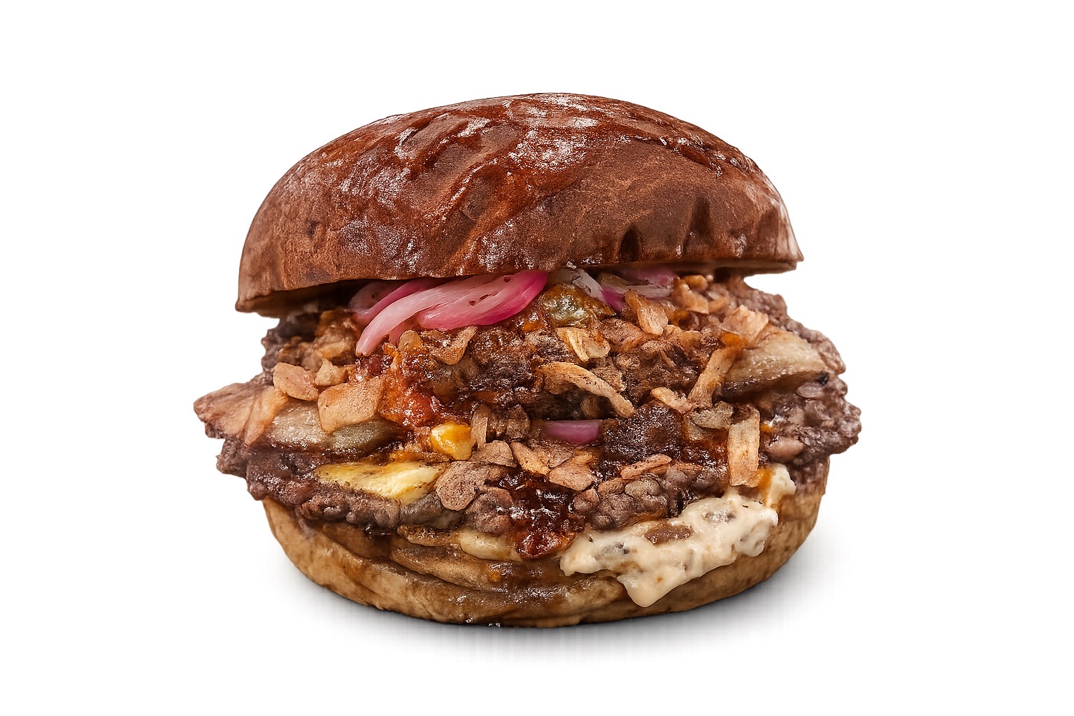 上州牛メキシカンチリスマッシュバーガー