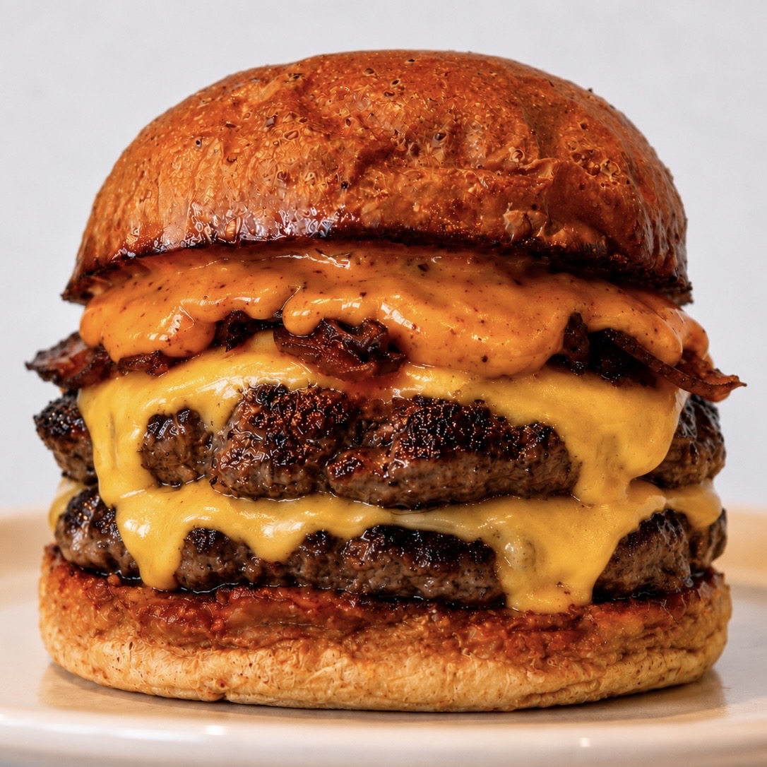 常陸牛ダブルスモーキーチーズバーガー
