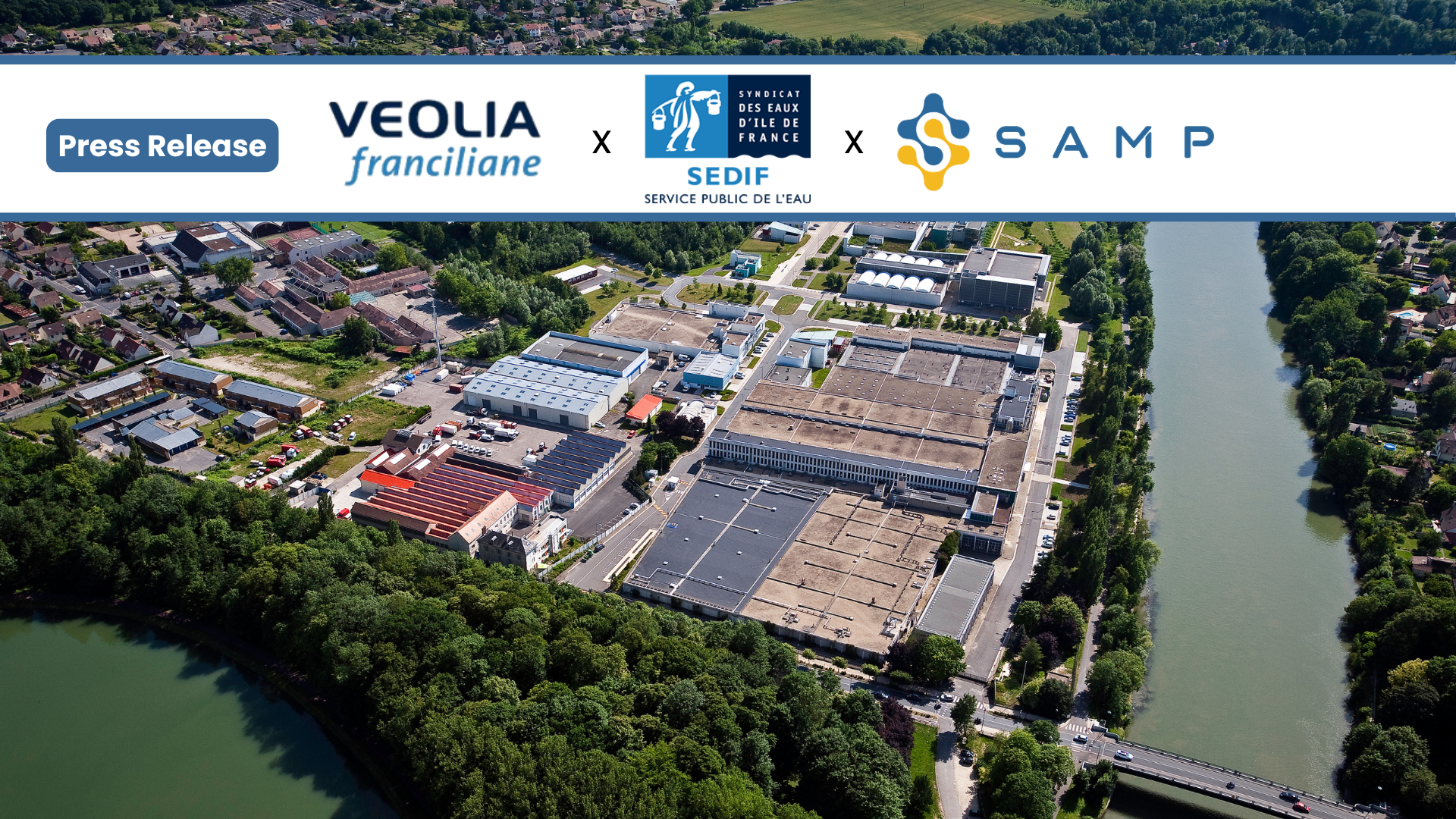 Veolia Franciliane chose Samp to digitize France’s largest drinking water network.