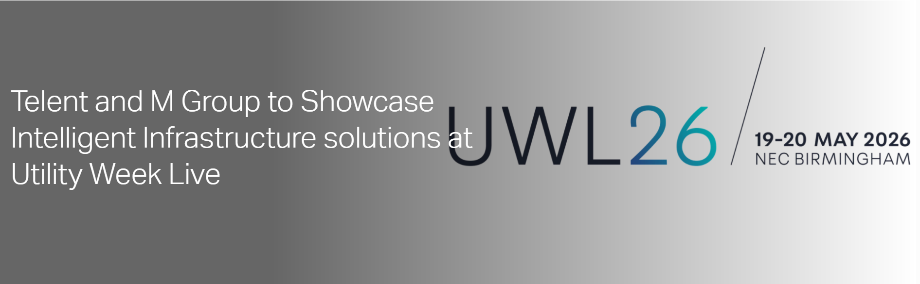 Telent and M Group to Showcase Intelligent Infrastructure solutions at Utility Week Live