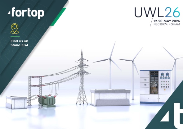 FORTOP UK TO SHOWCASE PRACTICAL ROUTES TO GRID RESILIENCE AND CAPACITY AT UTILITY WEEK LIVE