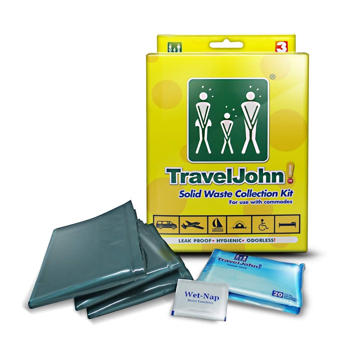 Travel John Disposable Solid Waste Kit