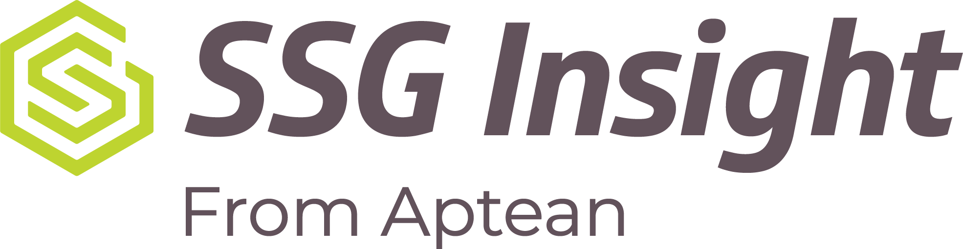 Logo for SSG Insight from Aptean