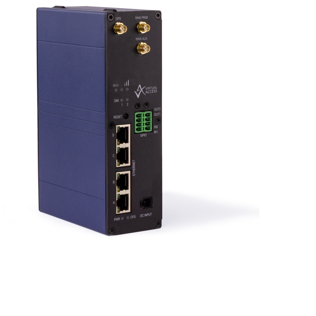 Industrial 4G LTE Router with PoE+ support
