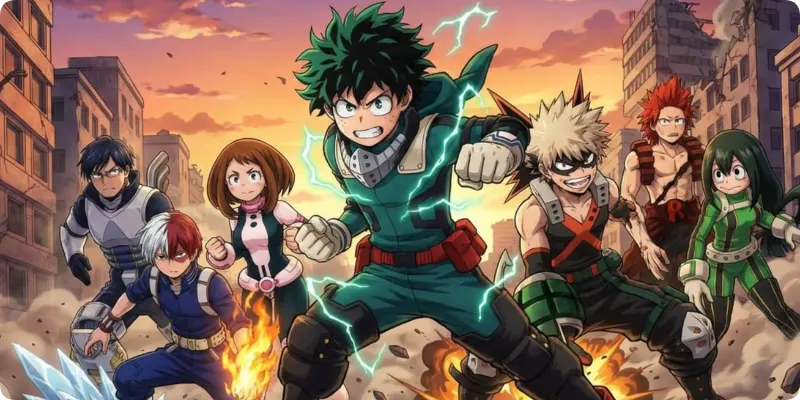 Mousepad Boku no Hero Academia - vista 1