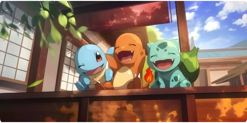 Mousepad Pokemon vista 4