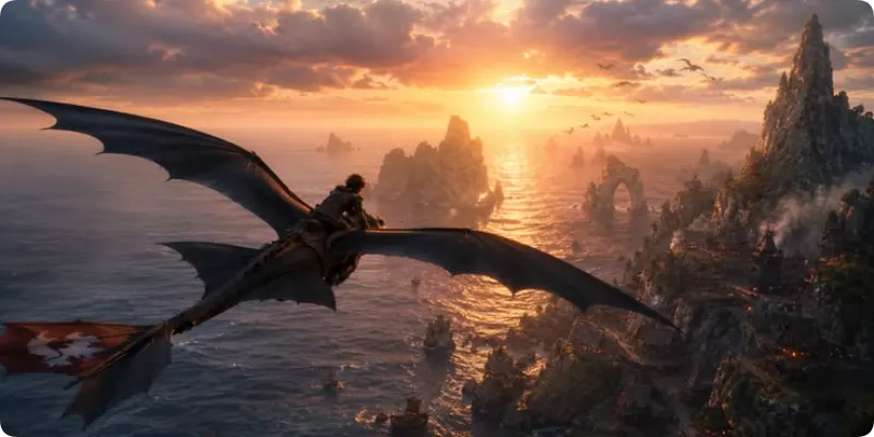Mousepad Como entrenar a tu dragón - vista 1
