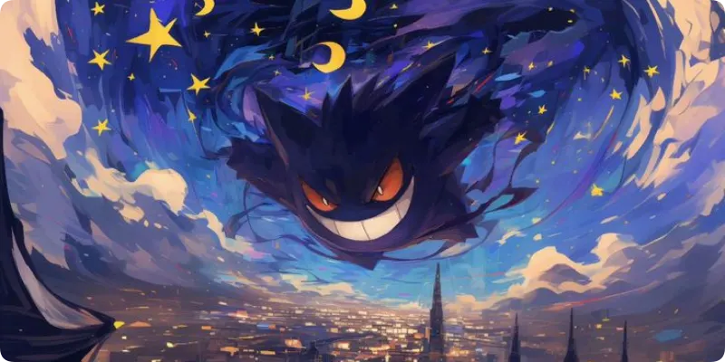 Mousepad Gengar vista 4