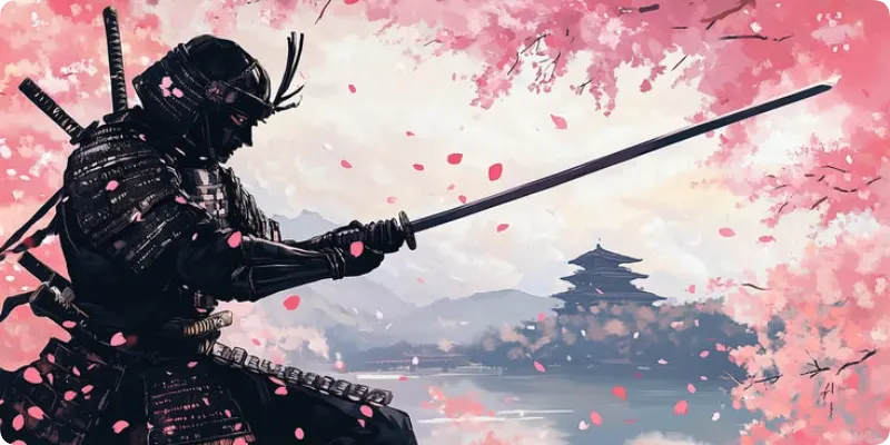 Mousepad Samurais - vista 2
