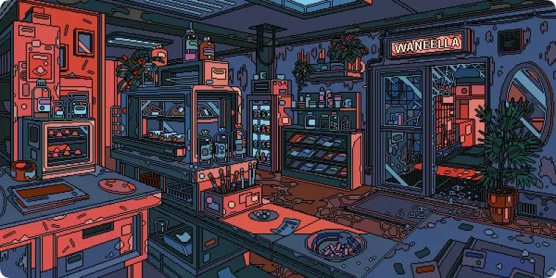 Mousepad Pixel Art - vista 2