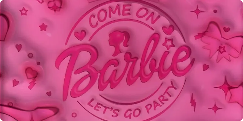 Mousepad Barbie - vista 1