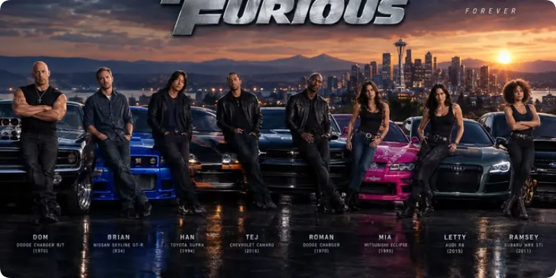 Mousepad Rápidos y furiosos - vista 2