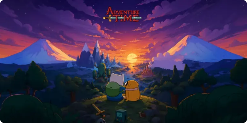 Mousepad Hora de Aventura vista 4