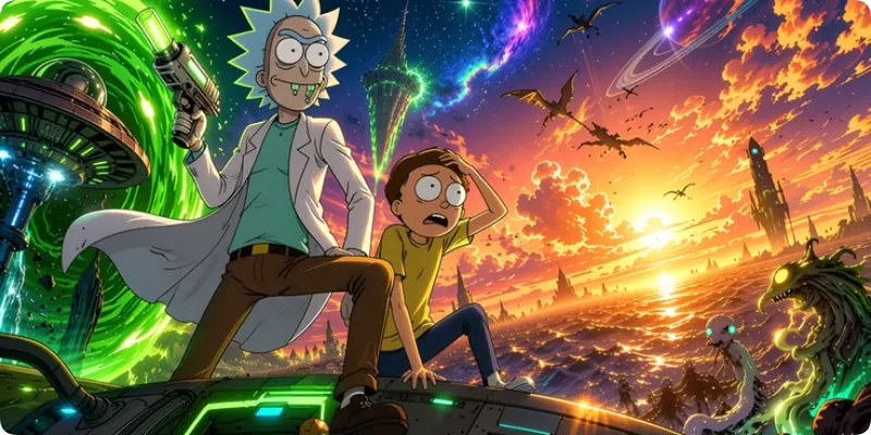 Mousepad Rick & Morty - vista 1