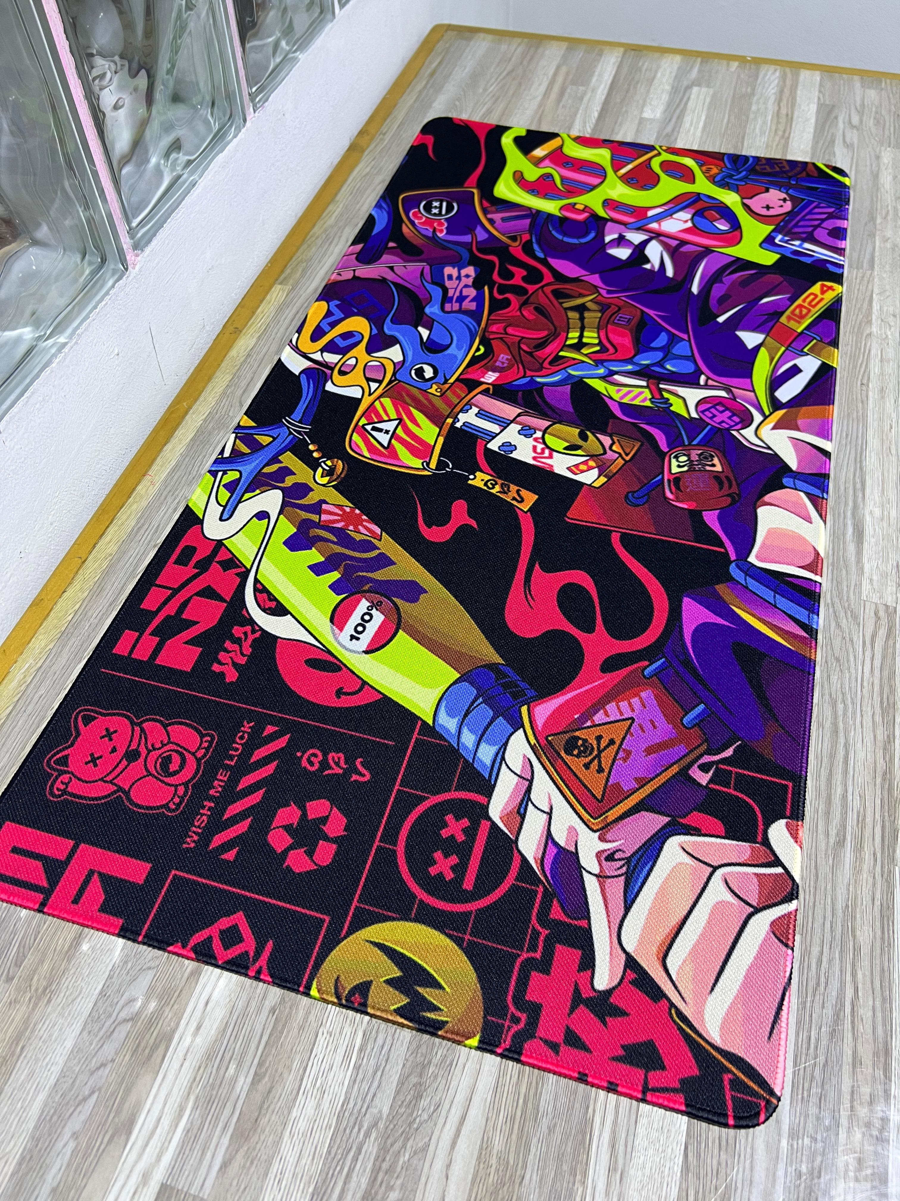 Mousepad Grafitti 80x40 cm - control
