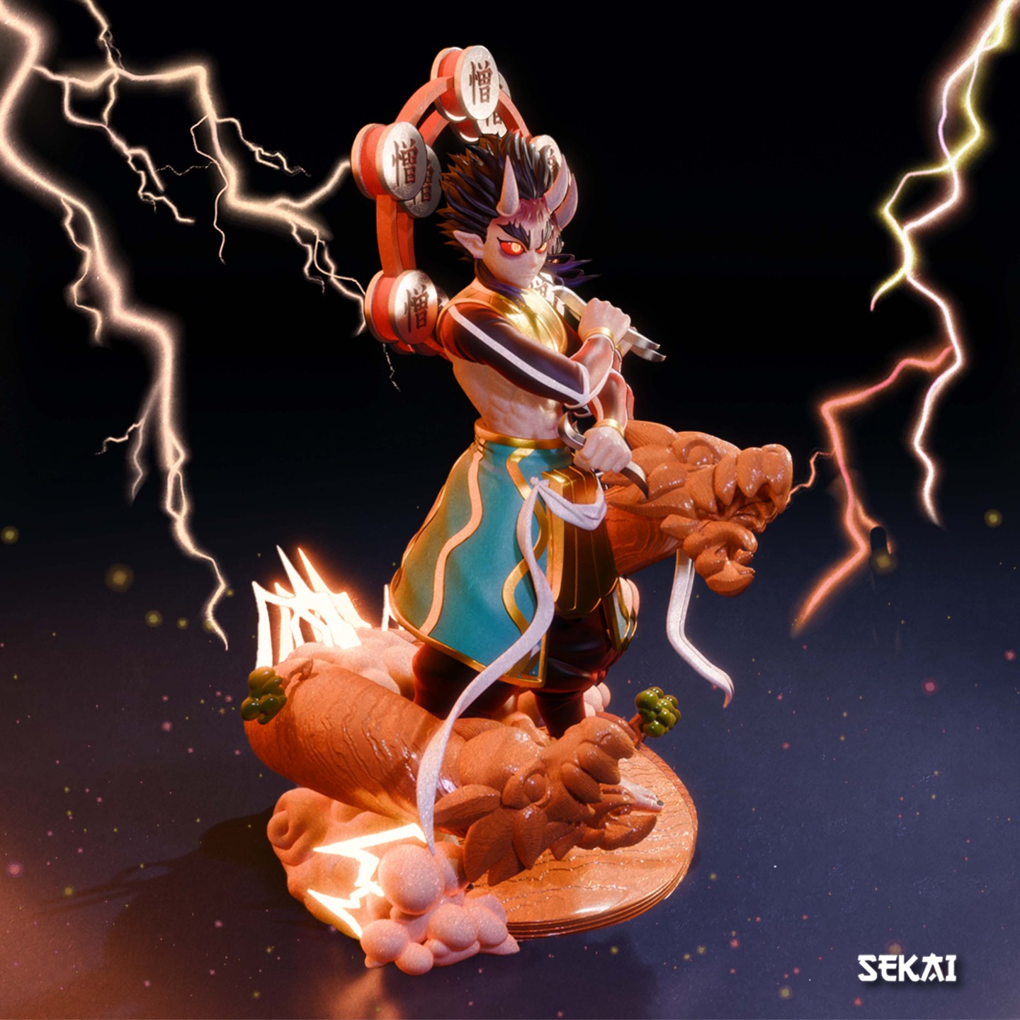 Hantengu - Demon Slayer - Mídia 2