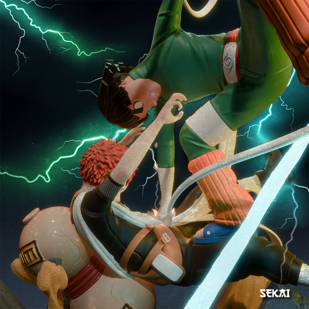 Rock Lee Vs Gaara | Naruto