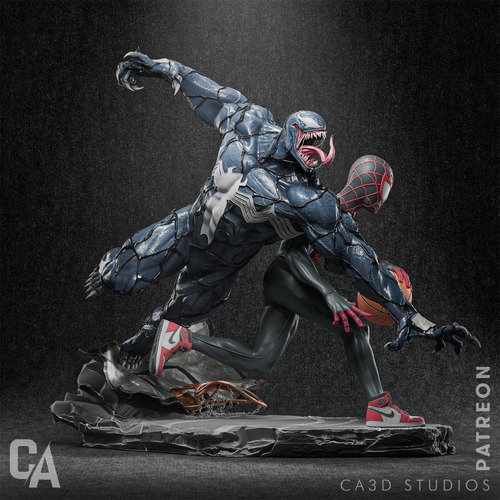 Miles Morales x Venom - Spider Man - Mídia 3