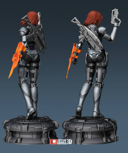 Shepard versão Fem. | Mass Effect - Mídia 2