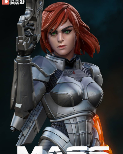 Shepard versão Fem. | Mass Effect - Mídia 3
