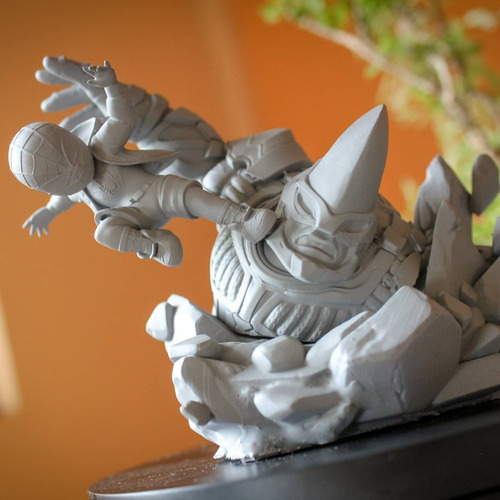 Spiderman vs Rhino - Chibi - Mídia 4