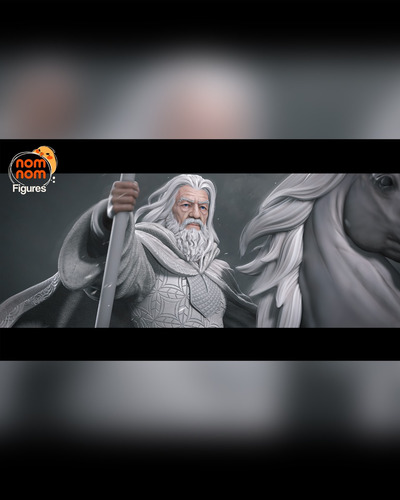 Gandalf e Scadufax - O Senhor Dos Anéis - Mídia 6