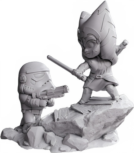 Chibi Ahsoka Tano - Star Wars - Mídia 2