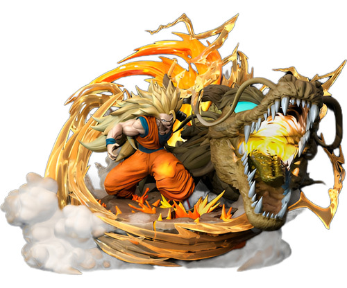 Goku e Shenlong - Dragon Ball - Mídia 2