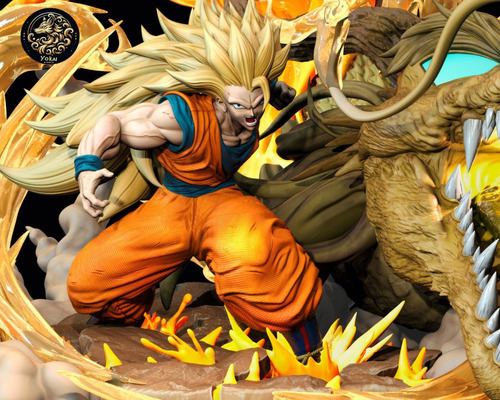 Goku e Shenlong - Dragon Ball
