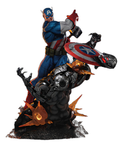 Capitão América vs Ultron - Marvel - Mídia 2