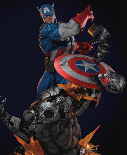 Capitão América vs Ultron - Marvel - Mídia 5