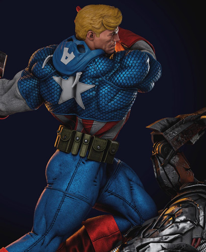 Capitão América vs Ultron - Marvel - Mídia 7