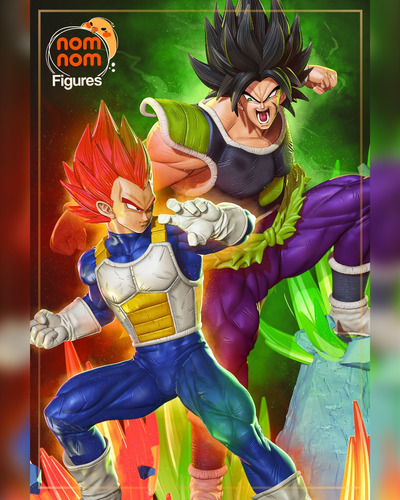 Vegeta god vs Brolly - Dragon Ball