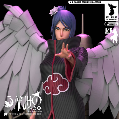 Konan Akatsuki - Naruto
