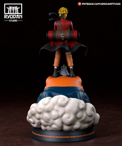 Naruto e Gamakichi - Modo Sábio  - Mídia 5