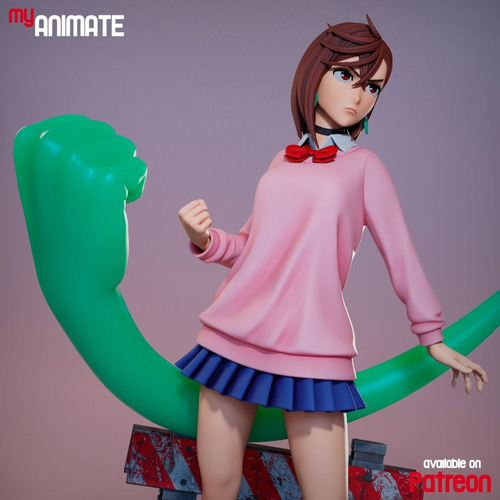 Momo Ayase  e Granny Turbo - Dandadan - Mídia 7