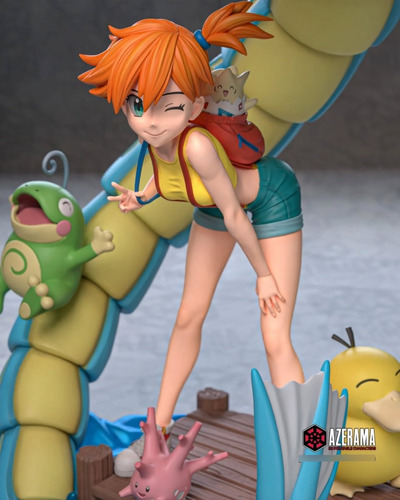 Misty e Gyarados - Pokemon - Mídia 7