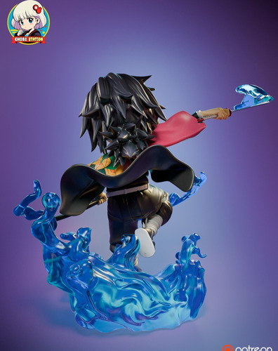 Giyu Tomioka Chibi Demon Slayer - Mídia 3