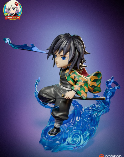 Giyu Tomioka Chibi Demon Slayer - Mídia 5