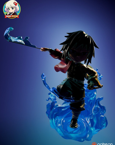 Giyu Tomioka Chibi Demon Slayer - Mídia 7