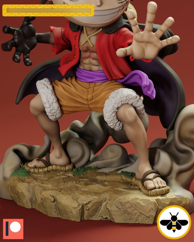 Luffy Chibi One Piece Mangá - Mídia 3