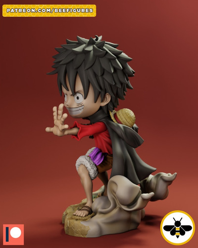 Luffy Chibi One Piece Mangá - Mídia 8