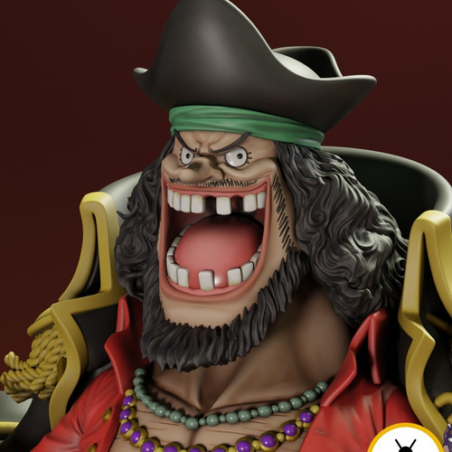 Barba Negra One Piece Mangá - Mídia 8